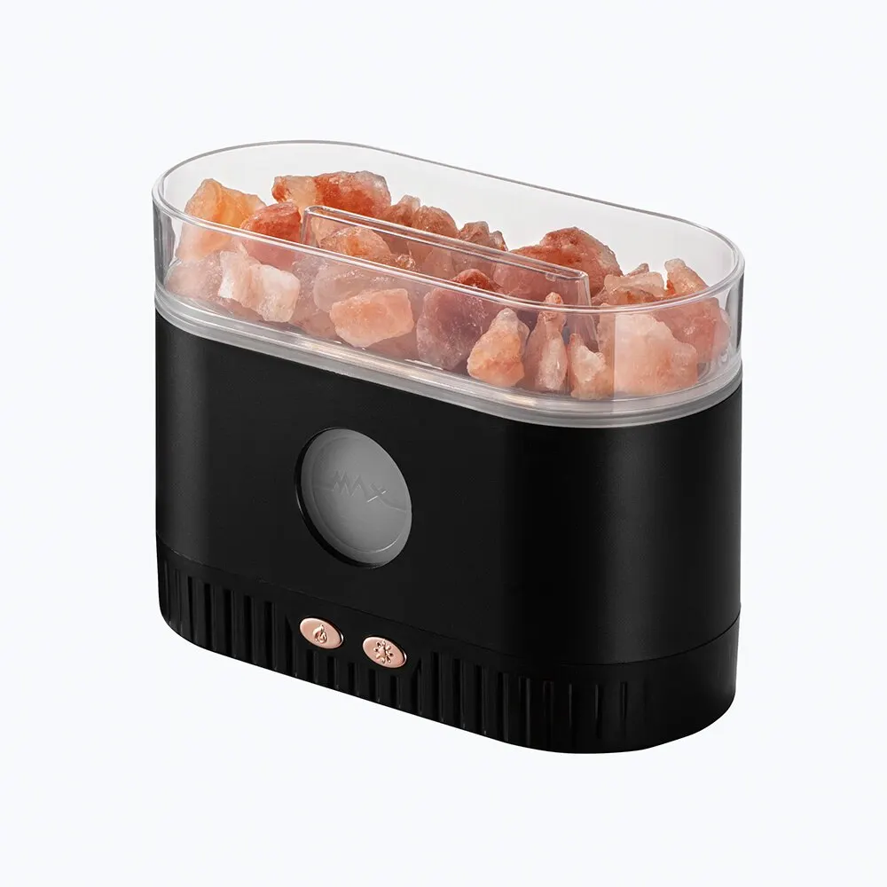 Natural Crystal Salt Flame Aromatic Oil Humidifier Multi-color Essential Oil, Air Diffuser and Flavoring Scent Family Bedroom