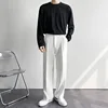 Men's Luxury Draped Baggy Suit Pants Casual Button-down Solid Color Straight Premium Elegant Dress Pants 2024 New 5