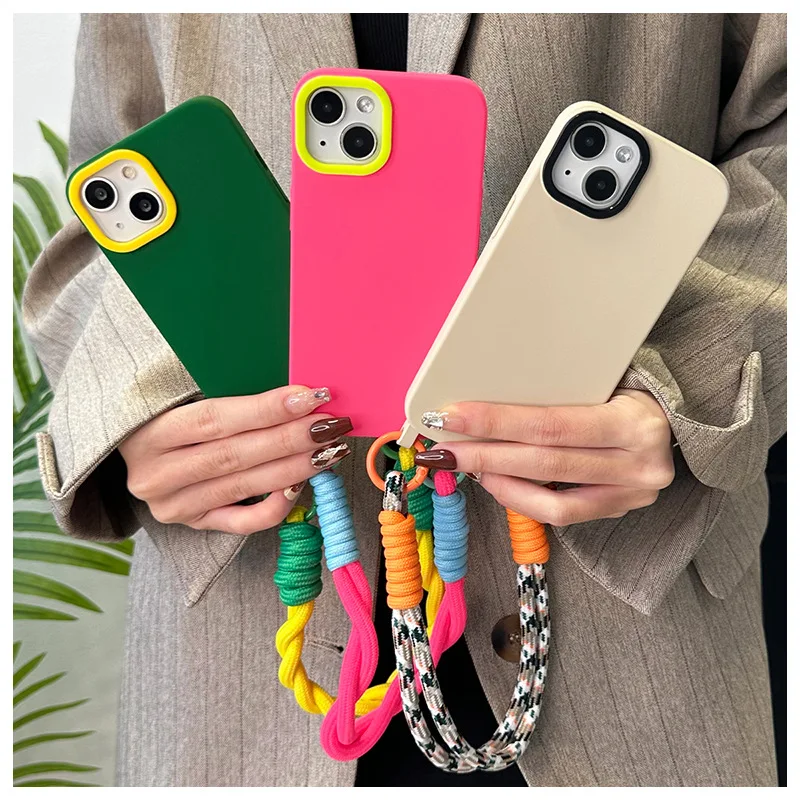 Phone Case With Lanyard For Iphone Shockproof Protective Cover_voghion.com