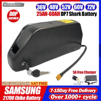 Batteria per bici elettrica 36V 48V 52V 25Ah 30Ah 40Ah 50Ah 60Ah Litio Hailong 60V 72V 1000W 2000W 3000W Kit di conversione e-bike