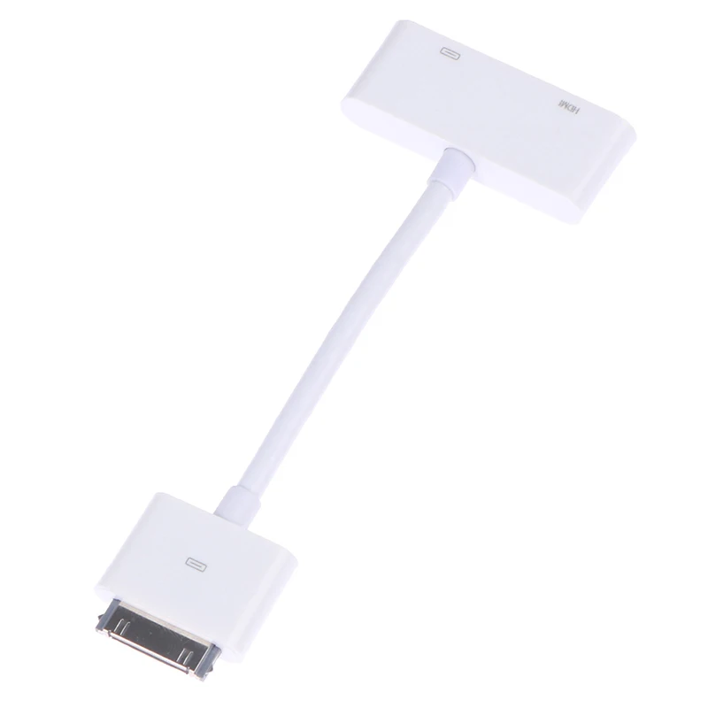 30 Pin To HD-MI HDTV TV Adapter Converter Cable for 1 2 for IPhone 4 4s Digital AV 30-Pin to HD-MI Adapter