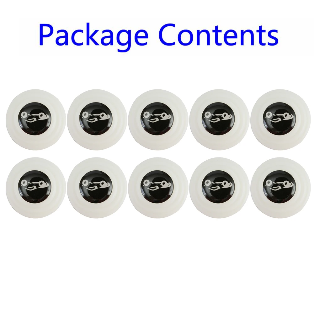 

10 Pcs Luminous Anti-Collision Gasket Auto Car Door Shock-Absorbing Silicone Sound Insulation Durable Reusable