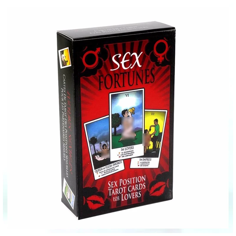 A Year of Sex, Kama Sutra, Excited Exhausted,  Sex Mate, Sex Fortunes Tarot,  - Couple Game Cards, Sexual Position Cards 6