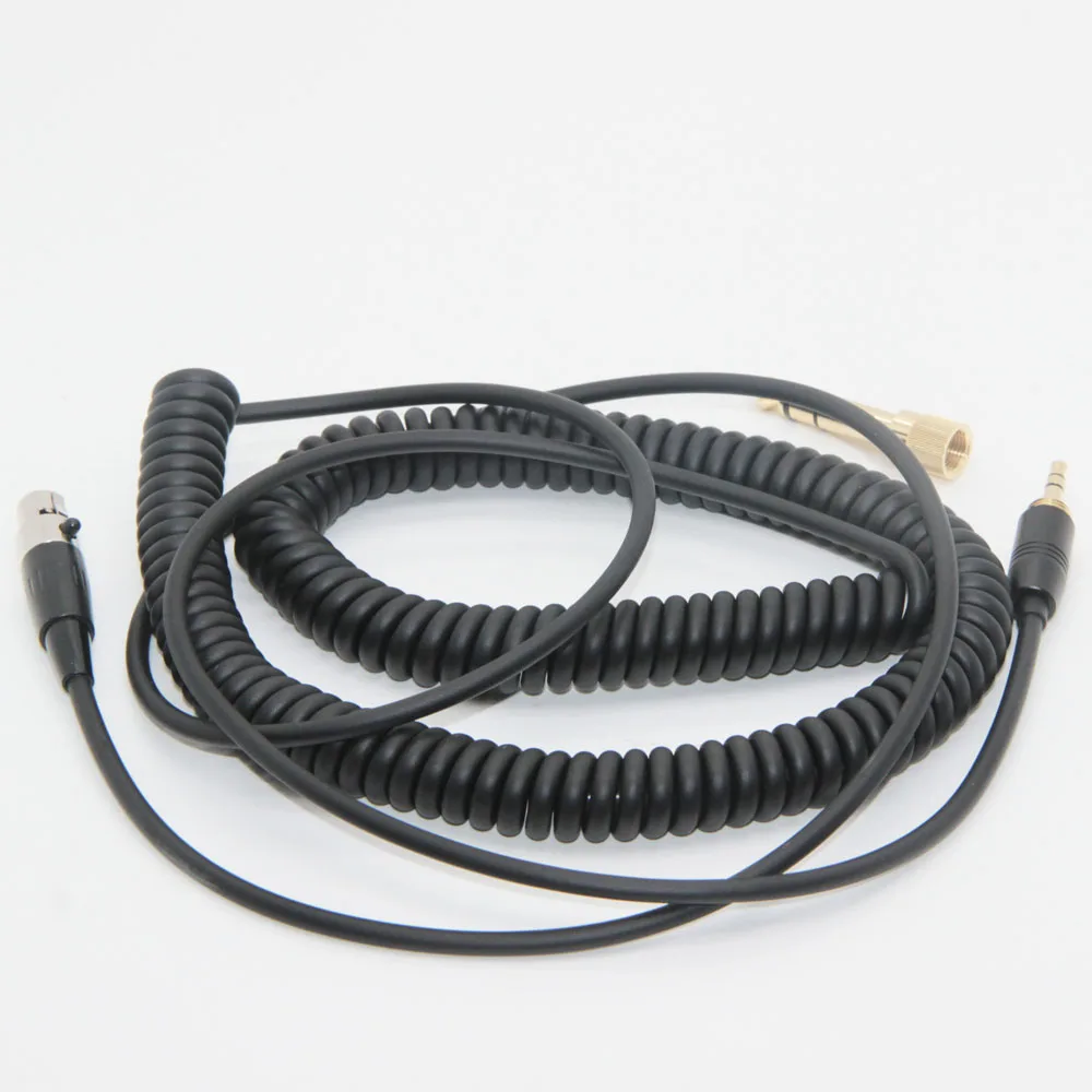 Spring Spiral Coiled Cable for Pioneer DJ HDJ-X10 HDJ-X10BT HDJ X10 X10BT Headphones Cables Replacement Cord