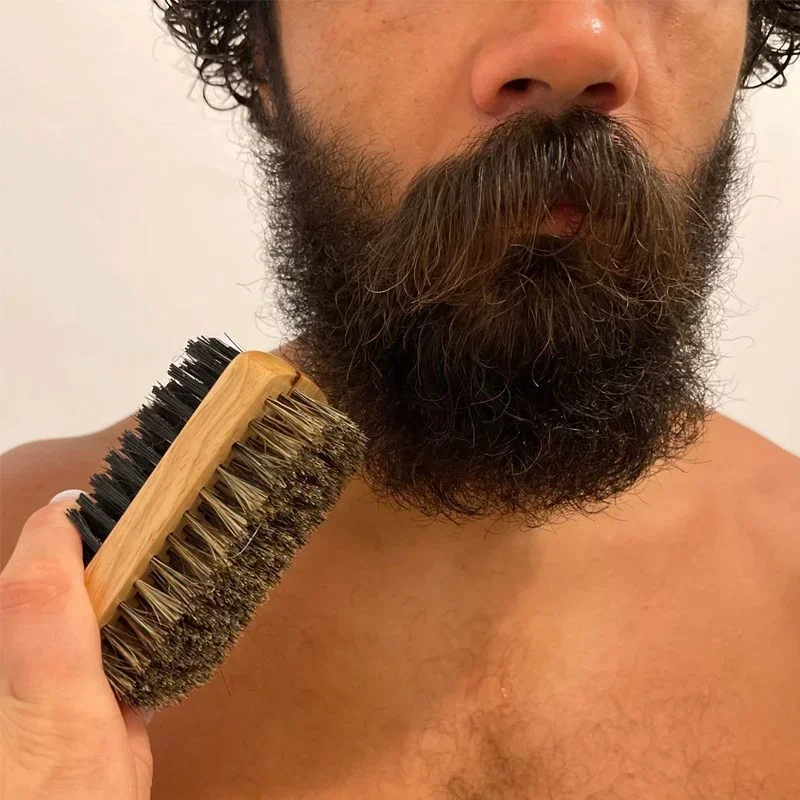 Men's Grooming & Styling Natural Beard Brush