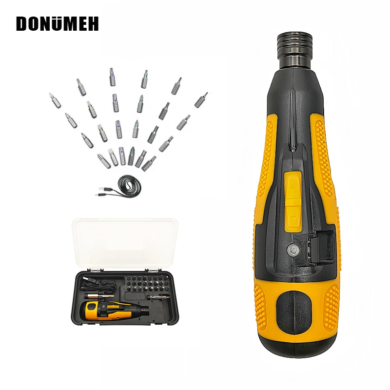 

Mini Cordless Electric Screwdriver Rechargeable Lithium Battery Two-way Switch Power Tools Household Maintenance Cordless Drill