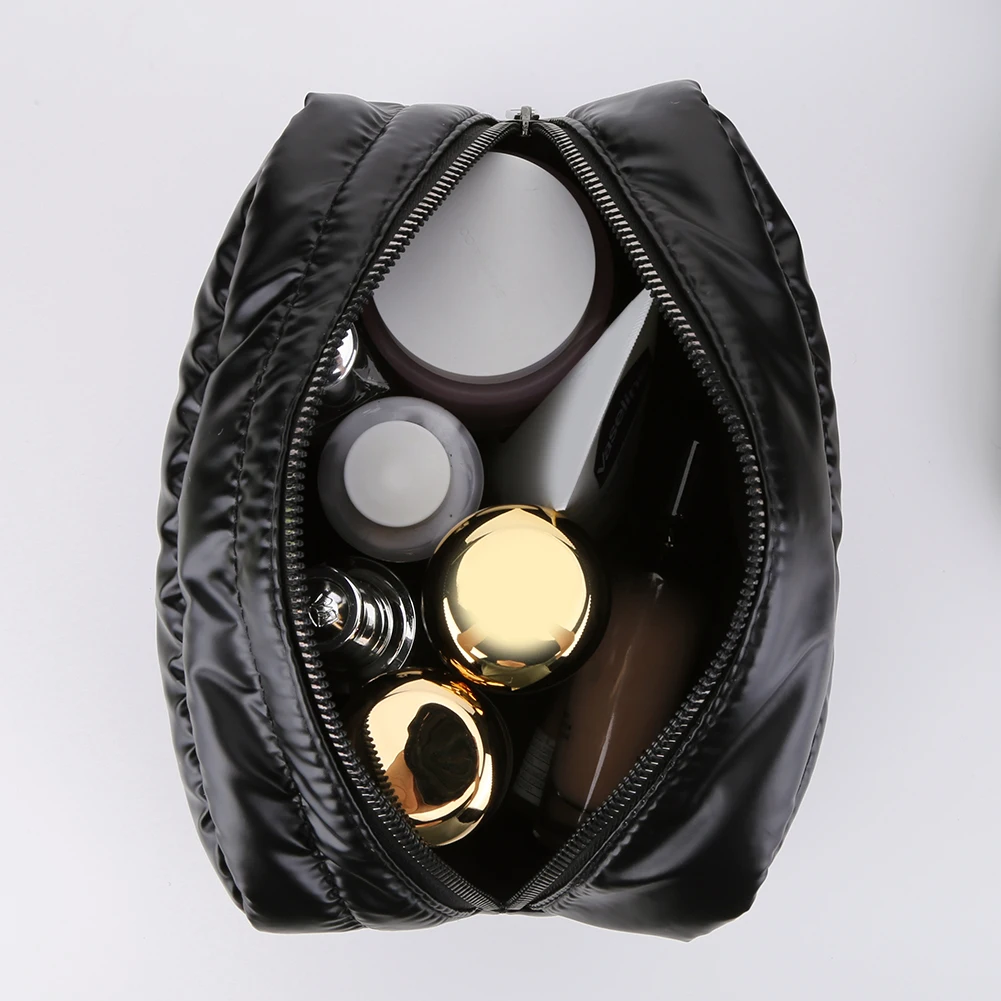 Winter Women's Bag Down Cotton Padded Shoulder Bag Puffer Handbags Casual Cosmetic Bag Case Large Capacity Puffy Crossbody Bag