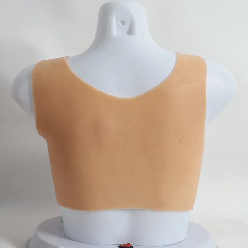 Sissy Artifical Huge Chest Silicone Breast Forms Boobs for Mastectomy Man Disguised as A Woman Transvestite Chest Wear Sex Toys