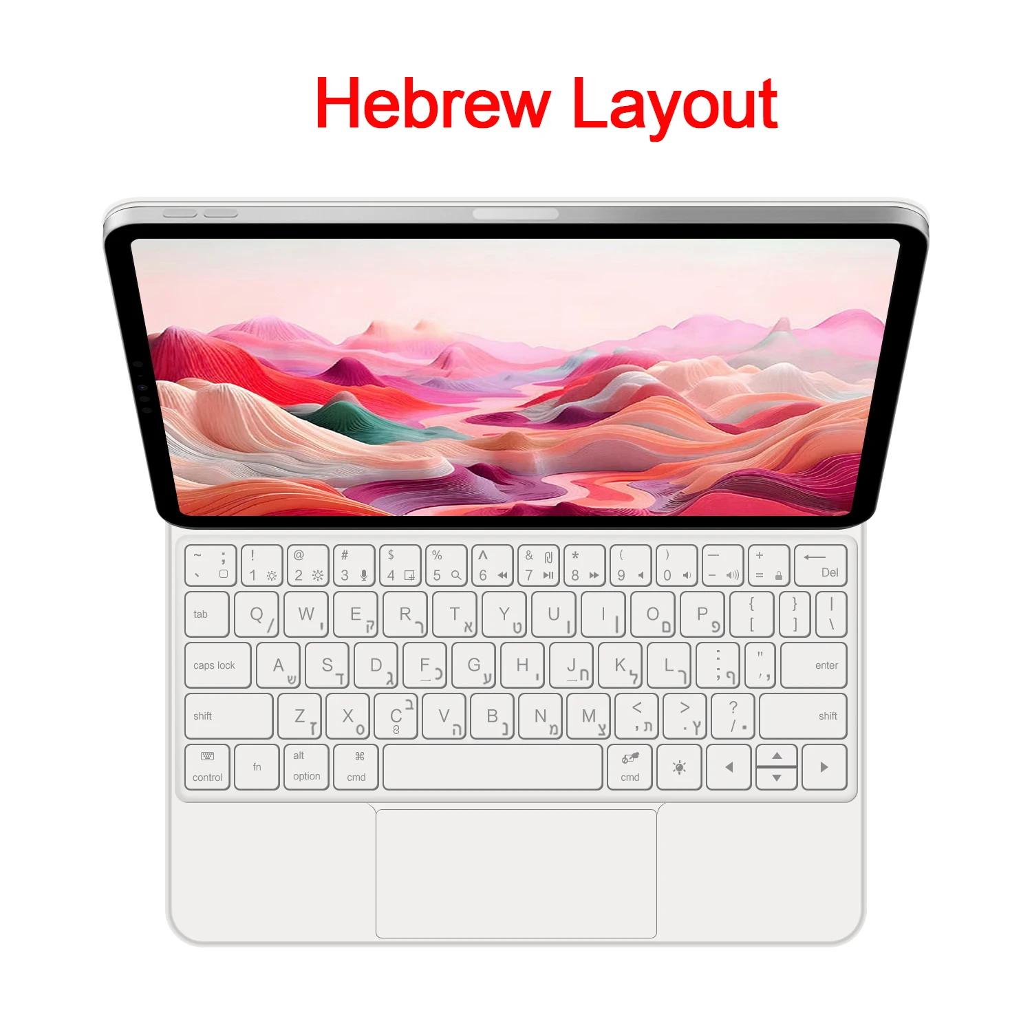 Magic Backlight Keyboard Folio with Smart Magnetic Cover and TouchPad Keyboard