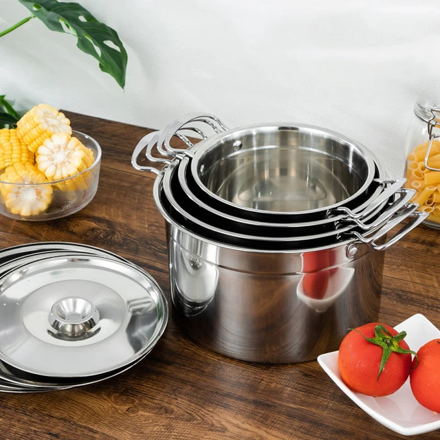 Stainless Steel Porridge Pot  Stainless Steel Cooking Pot - Kitchen Pot  Cooking - Aliexpress