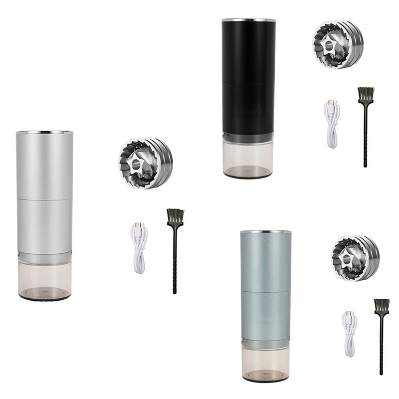 Electric Coffee Grinder Automatic Beans Mill Portable Espresso Machine Maker Rechargeable For Home Trave