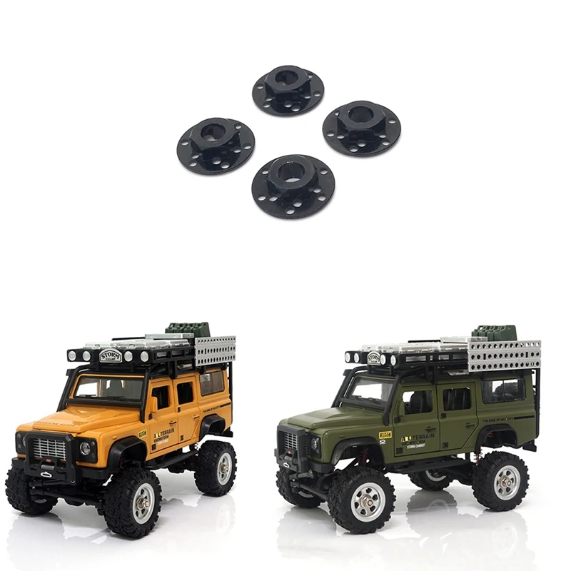 A79U-4Pcs Metal 7Mm Hex Wheel Hub Adapter Brake Disc For SG 2801 SG2801 SG-2801 D110 1/28 RC Crawler Car Upgrade Parts