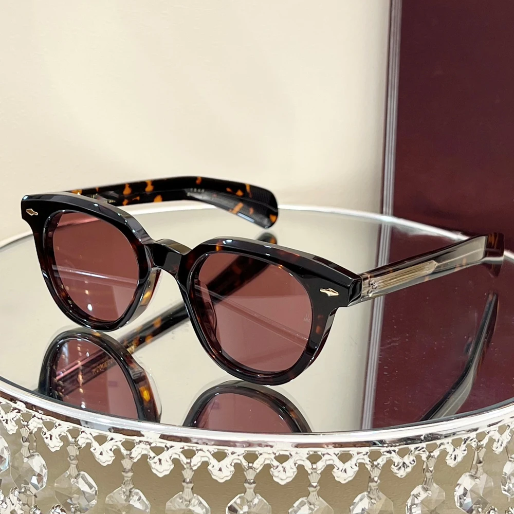 

1948 jmm sunglasses for men round luxury brand handmade outdoor original Uv400 fashion designer vintage original women eyewear