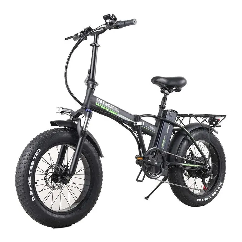 Bicicletta Elettrica Pieghevole A Pneumatico Largo R8 Biciclette Elettriche A Due Ruote Smart Snow/Beach 800W 48V Bicicletta Elettrica Per Bici