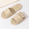 Lightweight Travel Slippers Women 2025 Summer Open Toe Soft Eva Bathroom Slides Woman Comfort Casual Non-Slip Flip Flops Ladies 3