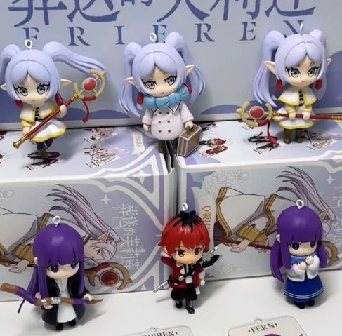 Frieren: Jenseits der Reiseendung Q-Version Schlüsselanhänger Blind Box Taschenanhänger Anime-Figur Offizielles Merchandise-Geschenk für Frauen – Detail 1
