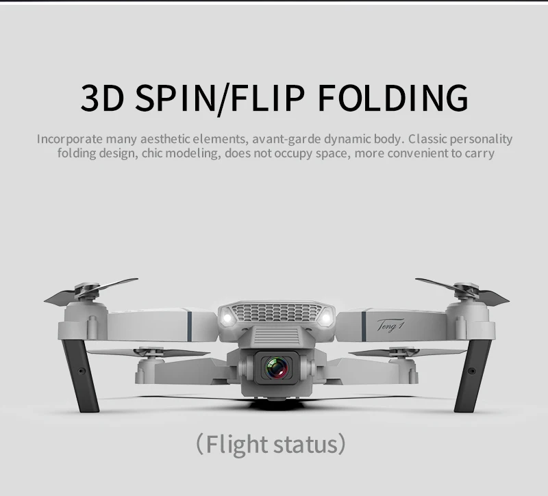 E88 Remote Control Plane E525 Quadcopter 4K Hd Aerial Photography Folding Drone Children's Toys world tech toys prowler spy drone camera remote control quadcopter