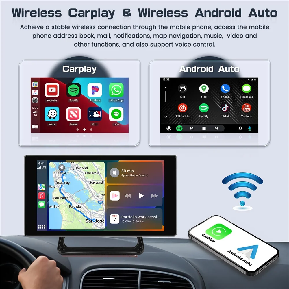ISFRIDAY T52 4K  ķ, ȵ̵ ī÷, ڵ DVR, GPS ̼, , FM ̷,  ,  , 5 ġ