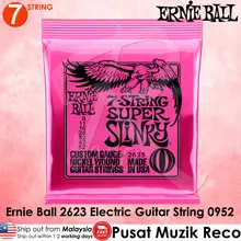 

Ernie Ball 2623 Super Slinky 7-String Electric Guitar String 0952