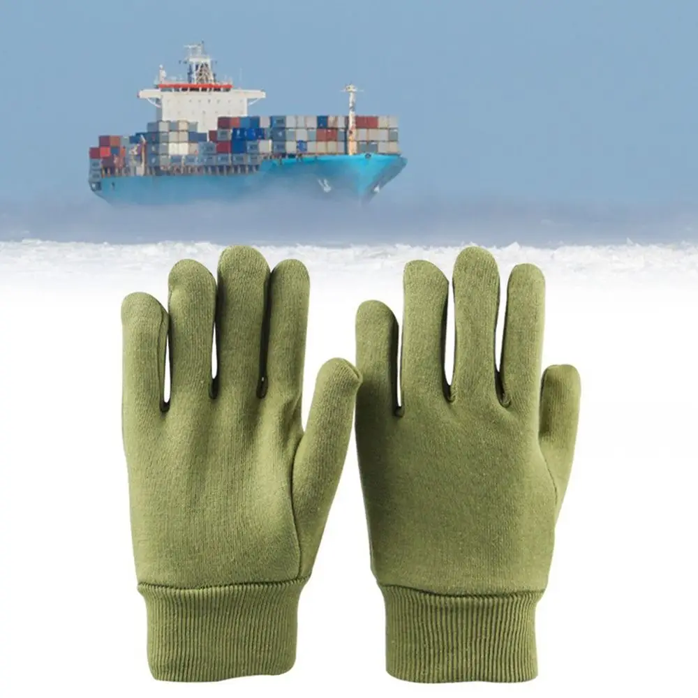 

Keep Warm Work Gloves Elastic Opening Cold Storage Transport Heat Resistant Gloves Thermostability Army Green Cold-proof Gloves