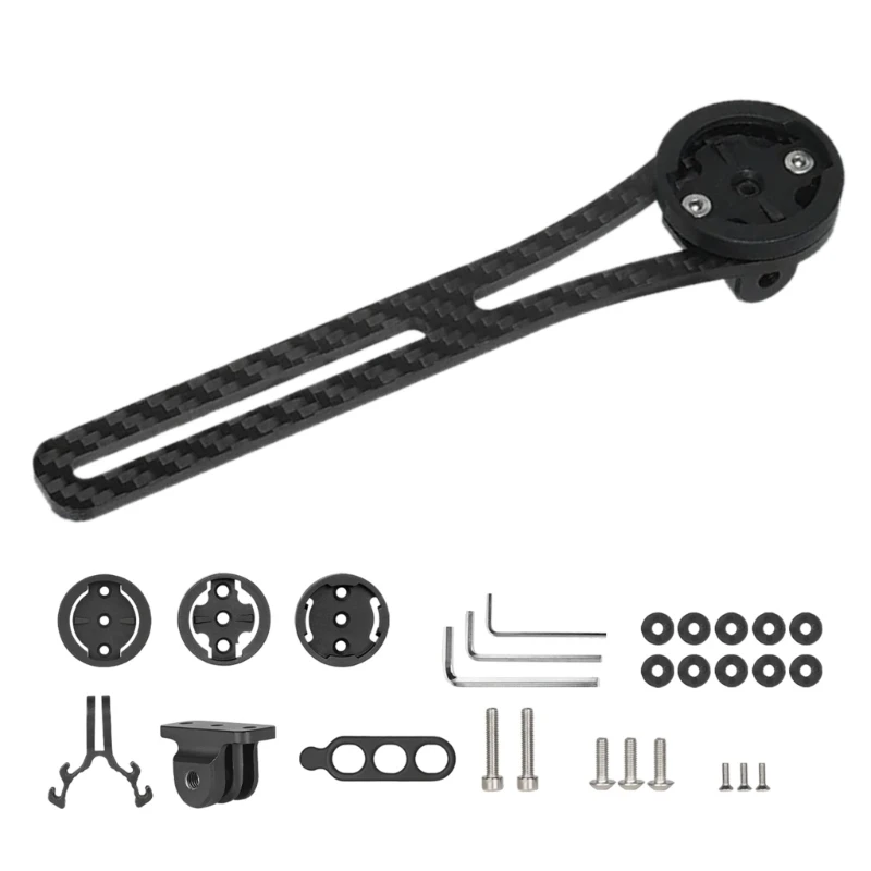 

Переднее комбинированное крепление для велосипедного компьютера для руля, удлиненный кронштейн, держатель для фонарика для