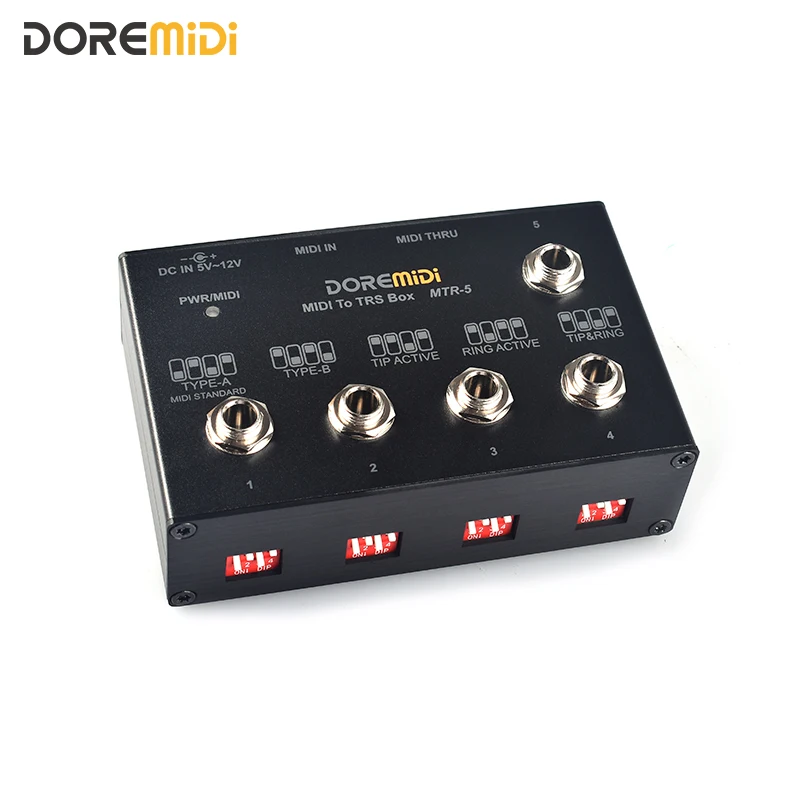 MIDI THRU-3 Thru Box Controller 1 Midi Input Into 3 Midi