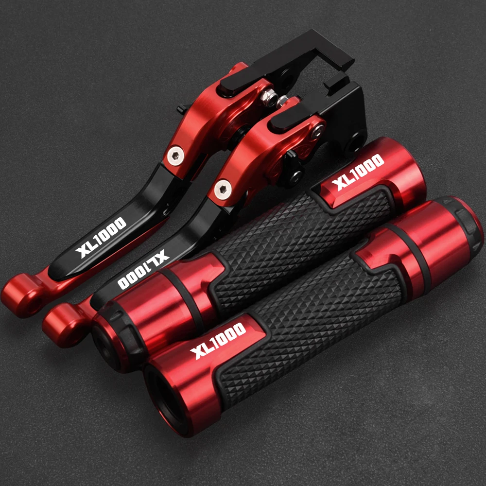 

Motorcycle Accessories Brake Clutch Levers Handlebar grips For honda XL1000/V/VARADERO XL 1000 XL1000V 1999-2013 2012 2011 2010