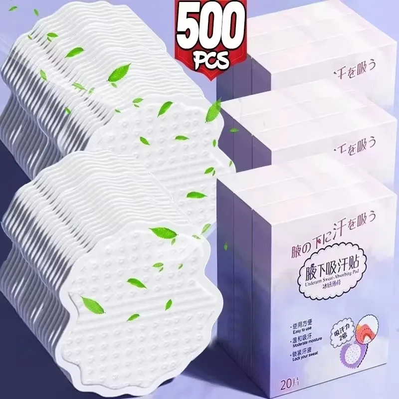 Disposable Underarm Armpit Sweat Pads Sweat-absorbing Patch 10/500Pcs