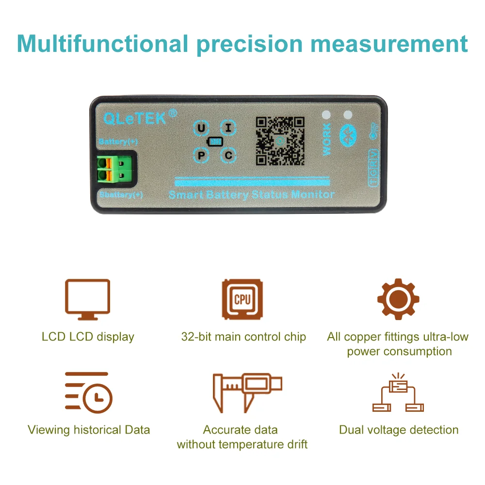 ANCEL BM300 Moniteur de batterie 12V Voltmètre automobile Bluetooth 4.0
