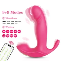 APP-Steuerung Tragbarer Höschenvibrator für Frauen Klitoris-Stimulator Wackeln G-Punkt-Vibrator Weiblicher Masturbator Sexspielzeug für Frauen 4