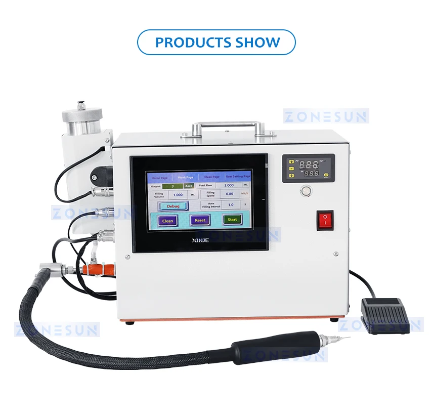 ZONESUN ZS-EL100R Handheld Thick Liquid Filling Machine