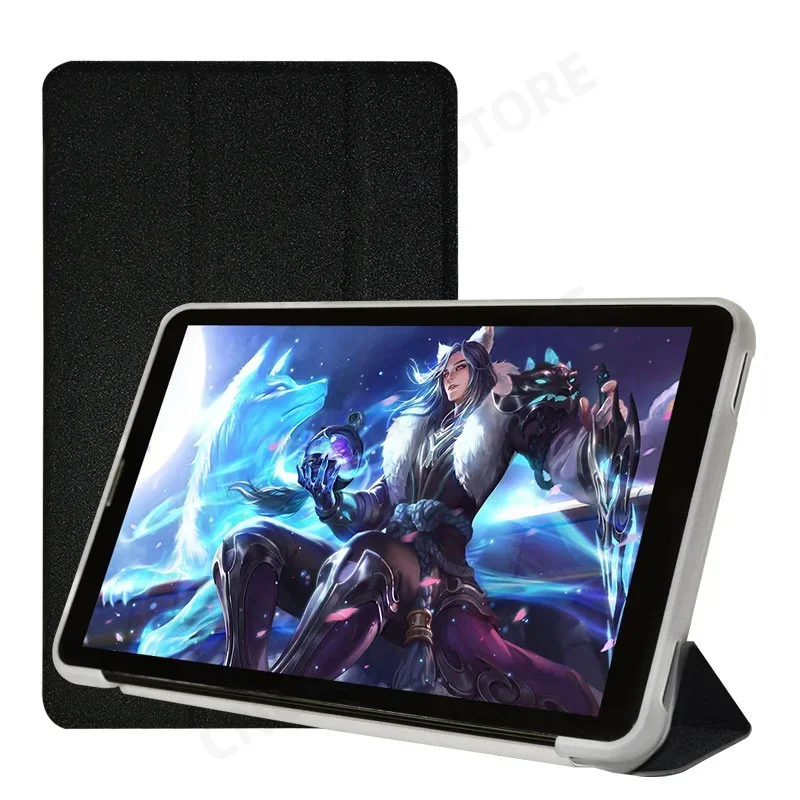 Slim Tri-Folding Stand Flip Cover with Soft TPU Back