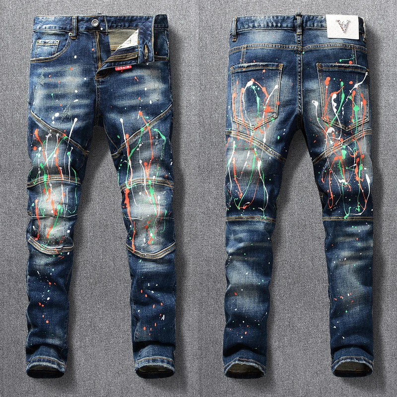 Designer Men's Pants Men's Designer Jeans Men's Clothing Jeans