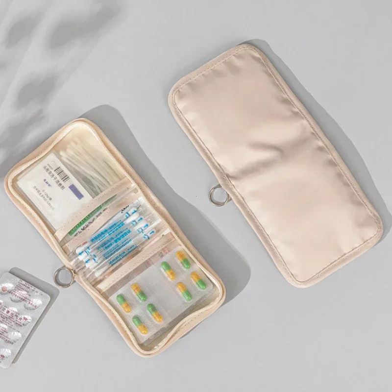 Mini Medical Pouch Small Cosmetic Bag Travel Mini Sanitary Napkins Organizer Makeup Bag Coin Purse Lipstick Storage Pouch Purse