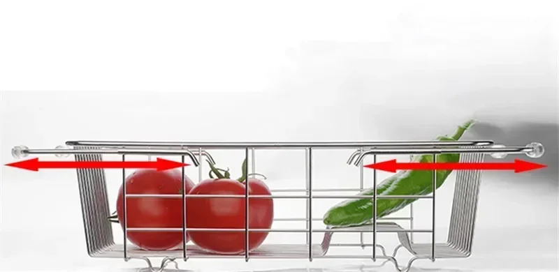 

Стальная раковина для мытья посуды, регулируемая кухонная раковина с полкой из нержавеющей стали 304