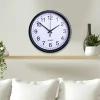 Durable Wall Clock Quartz Sweep Movement Wall Clock Number Round Wall Clock for Home Office Decoration Silent Non-ticking 8 Inch 2