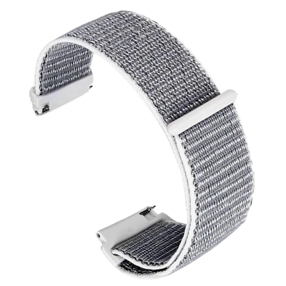 Nylon Braided Loop Strap - Breathable and Durable Replacement Band, 20/22mm