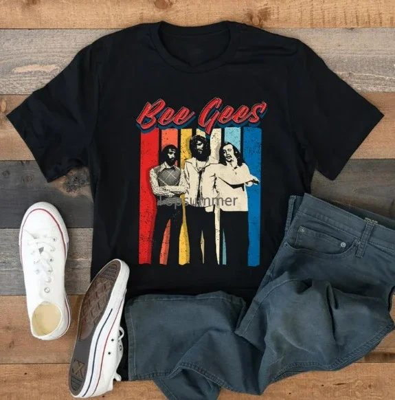 

Bee Gees T Shirt Gift For Fan Gift Shirt/ Hot. Classic T-Shirt New