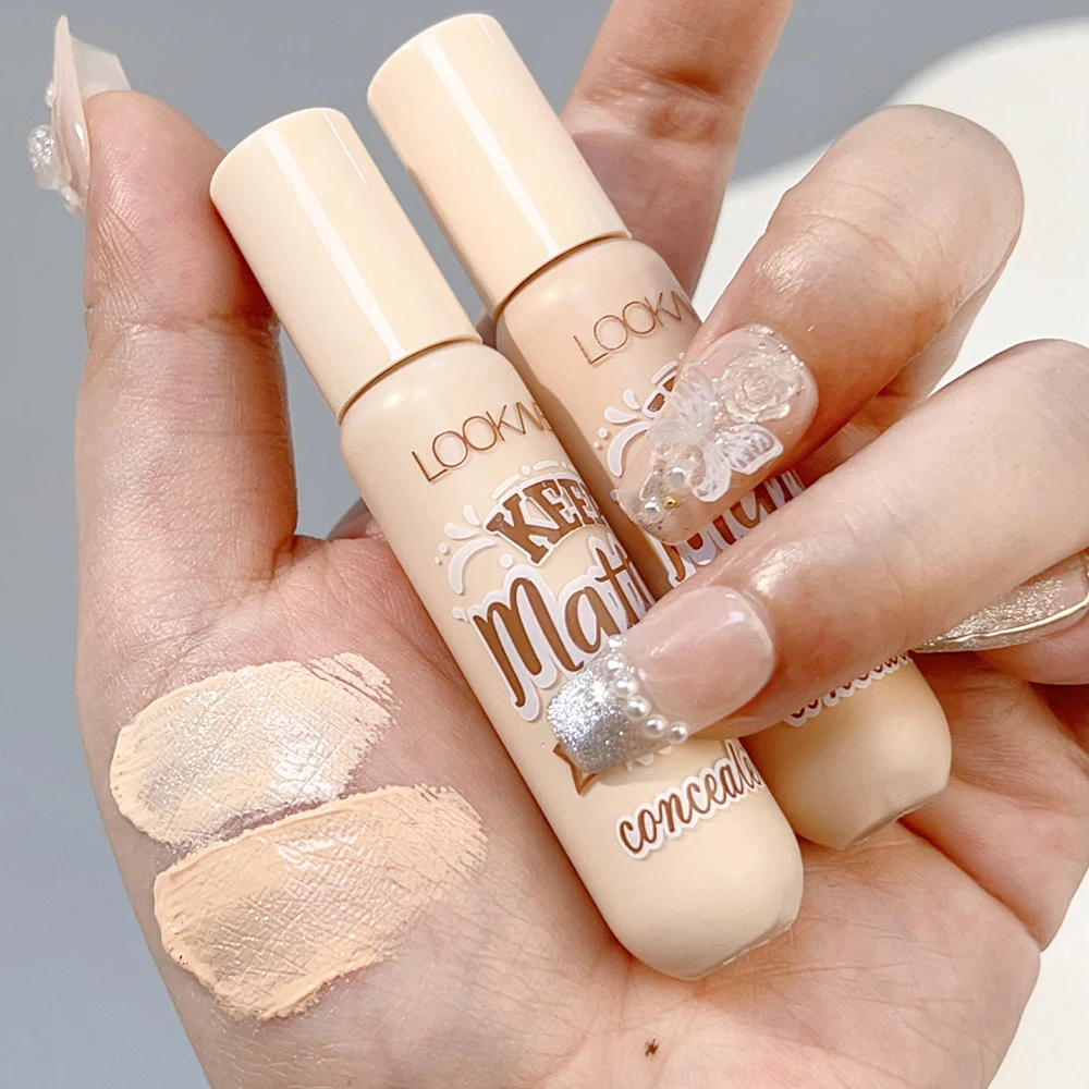 2-in-1 Foundation & Concealer Full Wear Waterproof Highlight Matte Concealer Full Coverage Instant Age Rewind Eraser Dark Circle