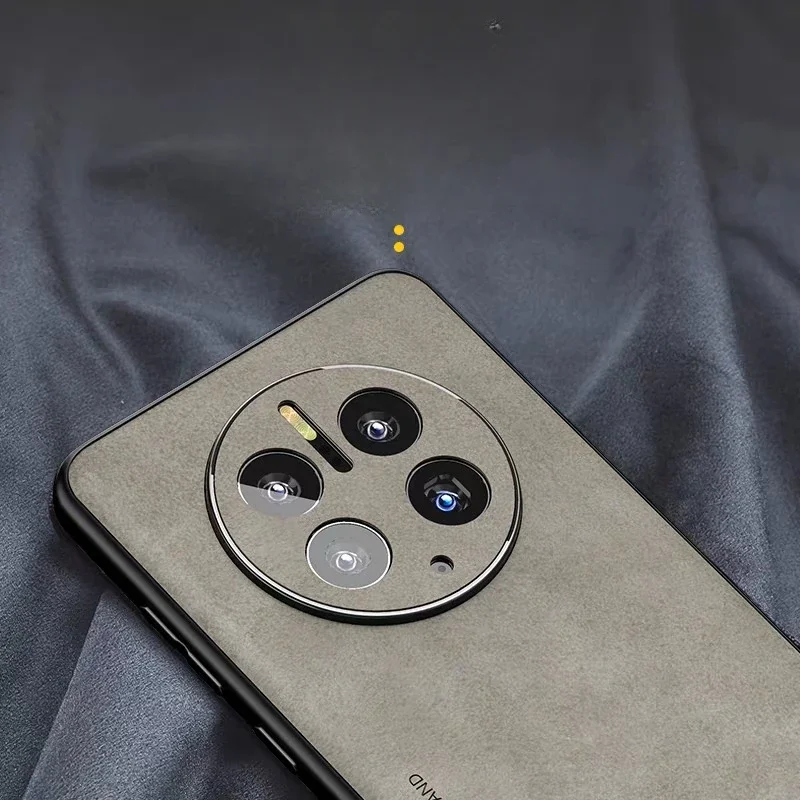 Luxury Retro Matte Sheepskin Phone Case - Anti-Fingerprint Shockproof Protective Cover