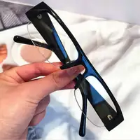 Lunettes de soleil vintage rectangulaires petites demi-cerclées noires pour femmes, nouvelle mode, verres dégradés léopard, lunettes de conduite tendance 5