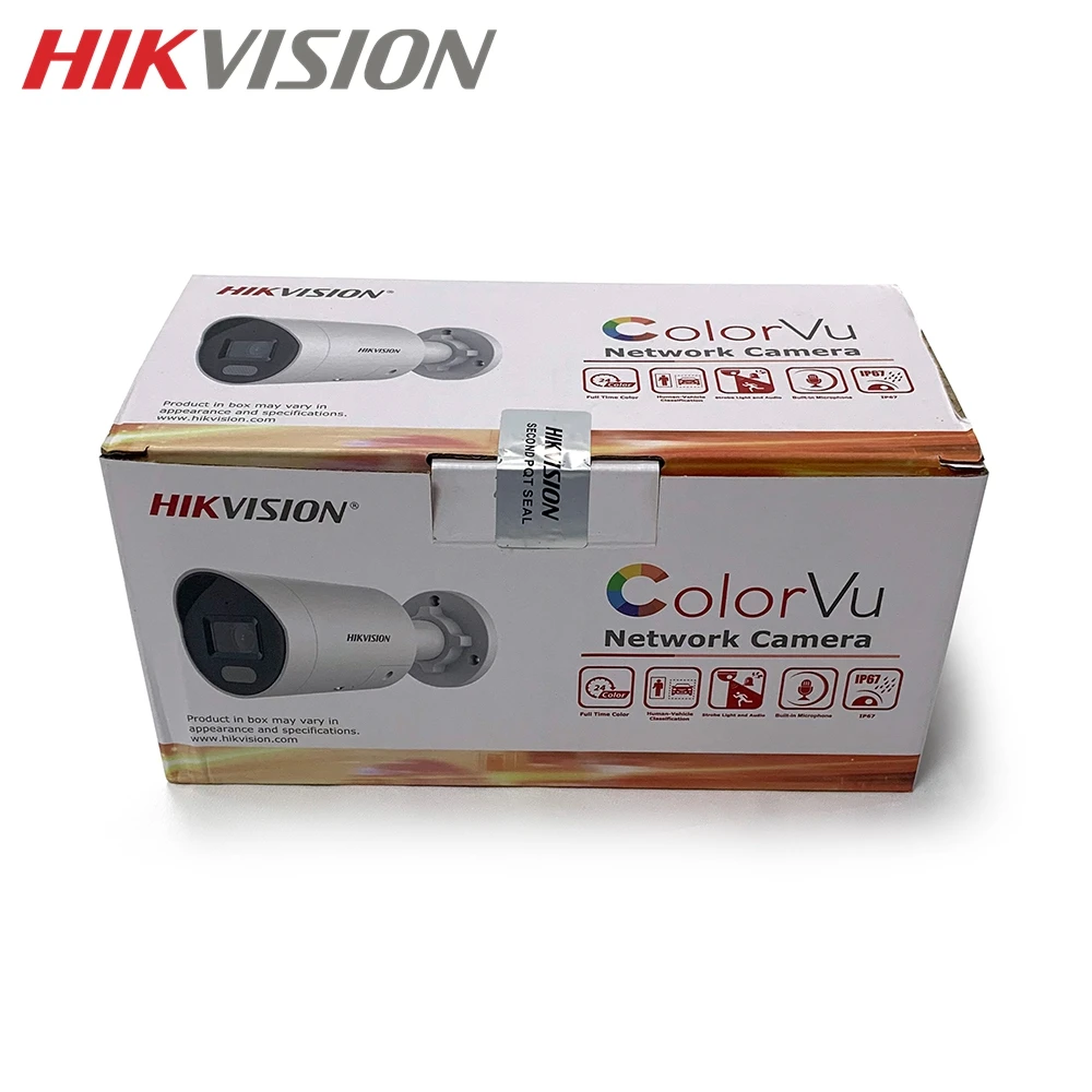 Hikvision Ds-2Cd2087G2H-Liu/Sl 8Mp 4K Smart Hybrid Light Con Colorvu Mini Telecamera Di Rete Bullet Fissa Audio Bidirezionale Integrato