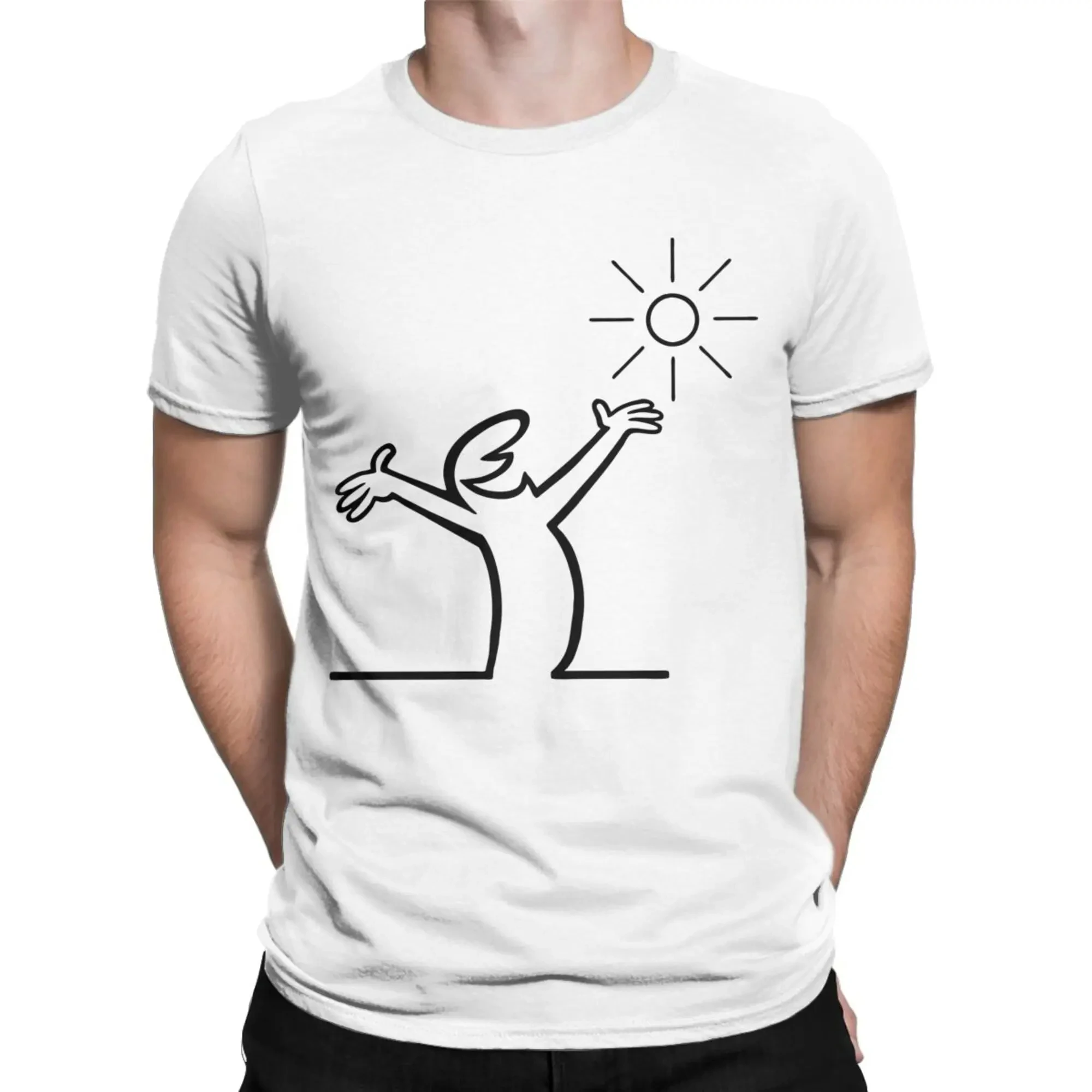 Men's Versatile Cotton Printed T-Shirt - Casual, Comfortable & Trendy