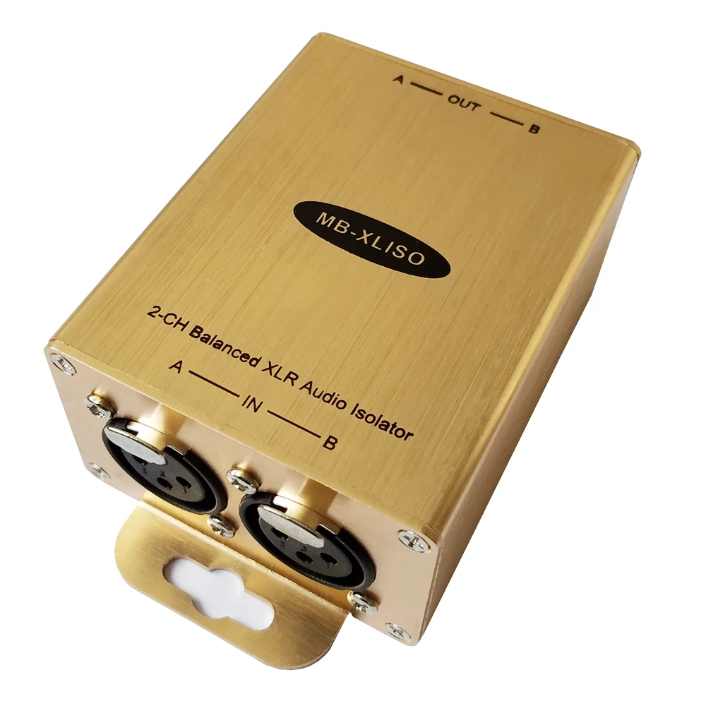 MuxBOXS Pfofessional Balanced Audio Hum Eliminator XLR Current Noise Filter Eliminater Ground Isolation