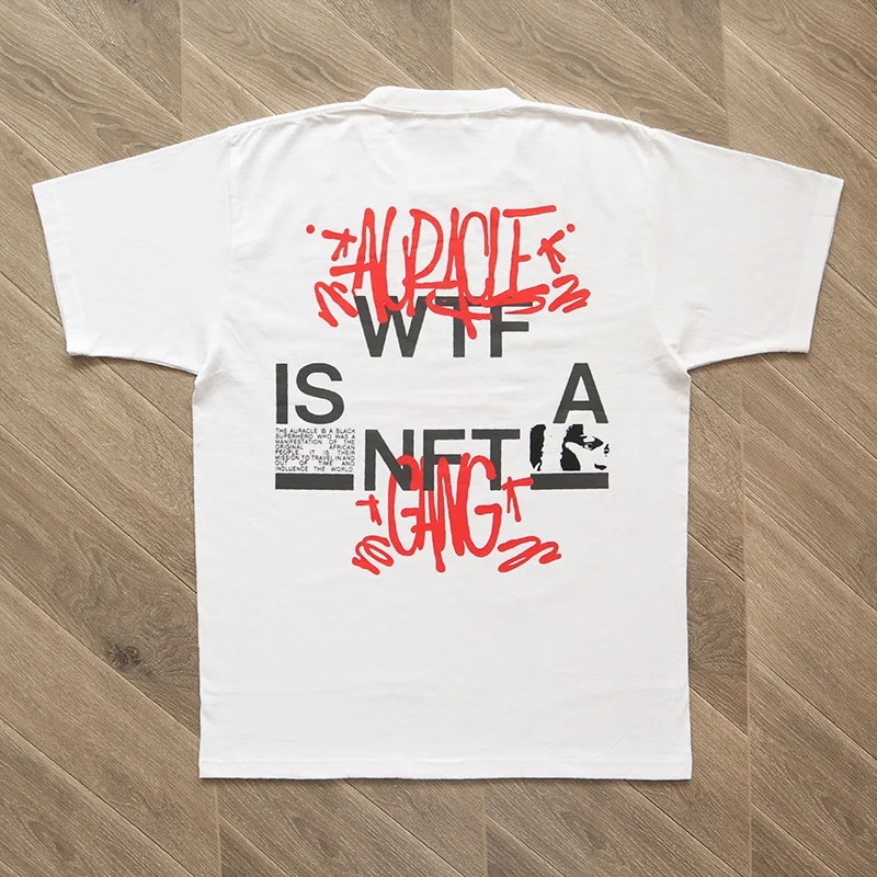 

TUFF CROWD AURACLE COMMUNITY TEE Ins Star Fit Men's and Women's Short Sleeve Pure Cotton T-shirt