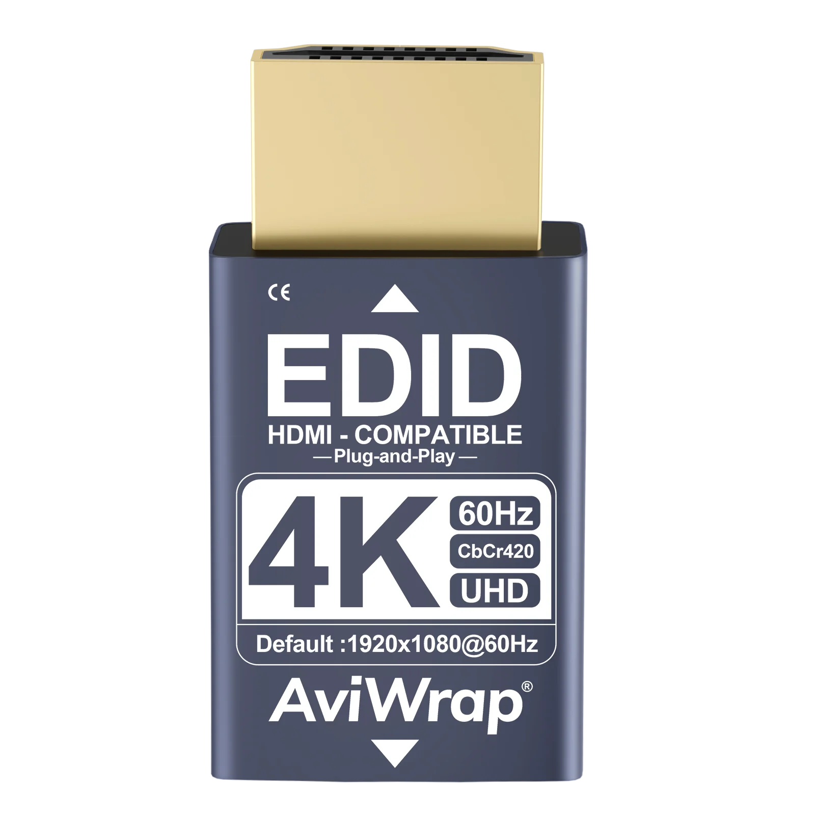 Enhanced HDMI EDID Emulator Passthrough Adapter - 1080p Virtual Display & EDID Manager