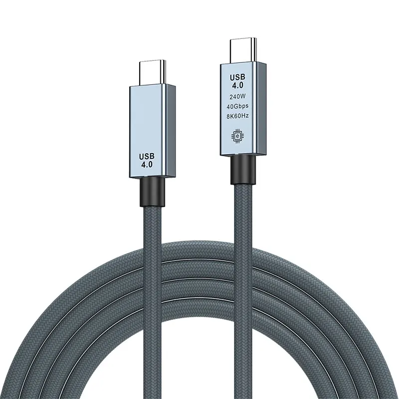 Ultra-High Speed USB4 Cable - 240W Fast Charging, 8K Data Transfer, Multiple Lengths Available