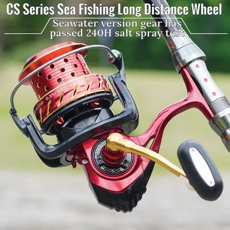 

Distant Fishing Wheel，Jigging Spinning Reel，8000-12000Series 15KG Max Drag，Surf Fishing Casting Reels，Saltwater Trolling Reel