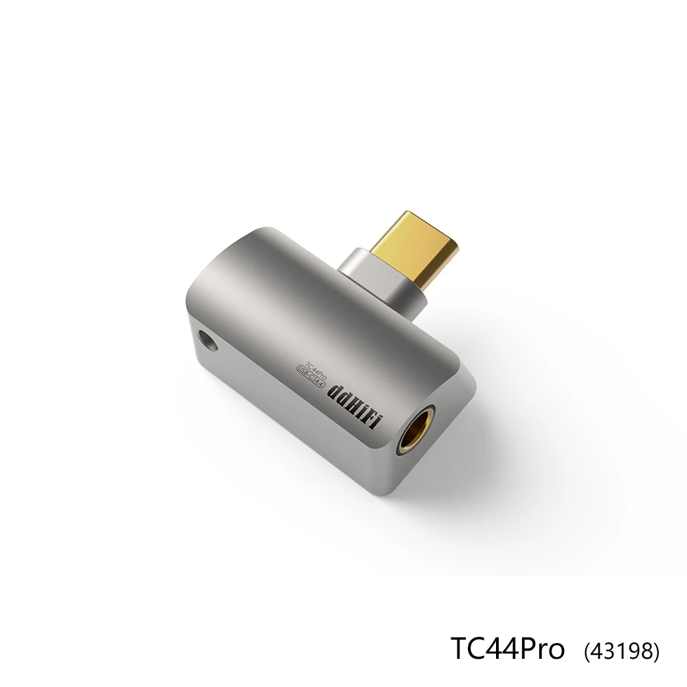 Earphone Cable DAC DD ddHiFi TC44Pro The 3rd Gen 4.4mm DAC Dongle (Minor Revision), Dual CS43198 DAC Chips, 32bit/384kHz PCM and Native DSD256