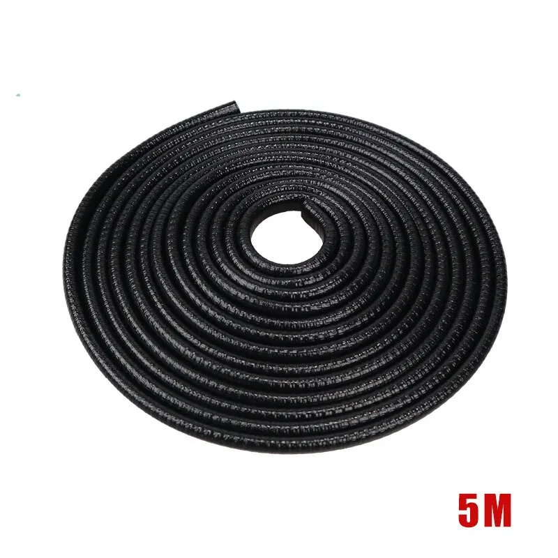 5m Car Door Bumper U Shaped Decorative Strip Anti Scratch Body Door Edge Sealing Strip Protection Sticker car stickers car door edge guards car door stickers car reflective stickers car door protector car door seal strip car door anti collision strip car door edge protector car bumper sticker car door rubber protector